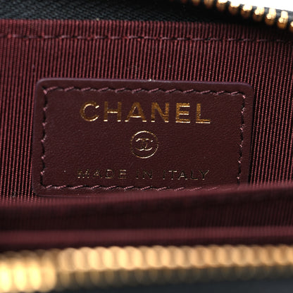 Chanel Caviar Quilted Zip Coin Purse Black 6 of 8