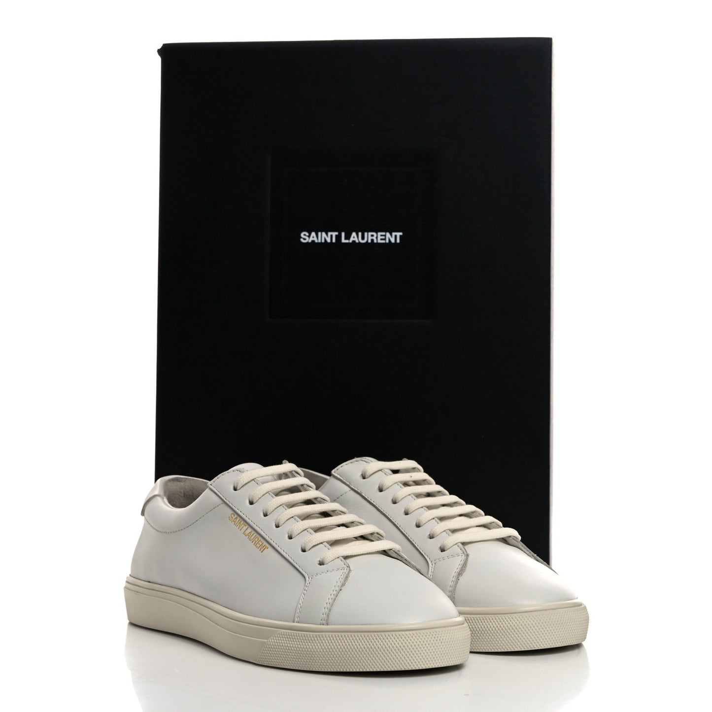 Calfskin Andy Low Top Sneakers 36.5 Blanc Optique