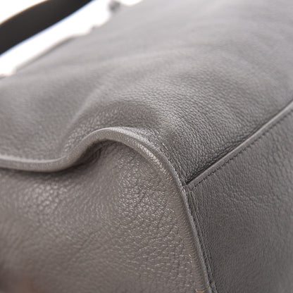 Balenciaga Chevre Silver Metallic Edge Hardware City Gris Acier 12 of 13