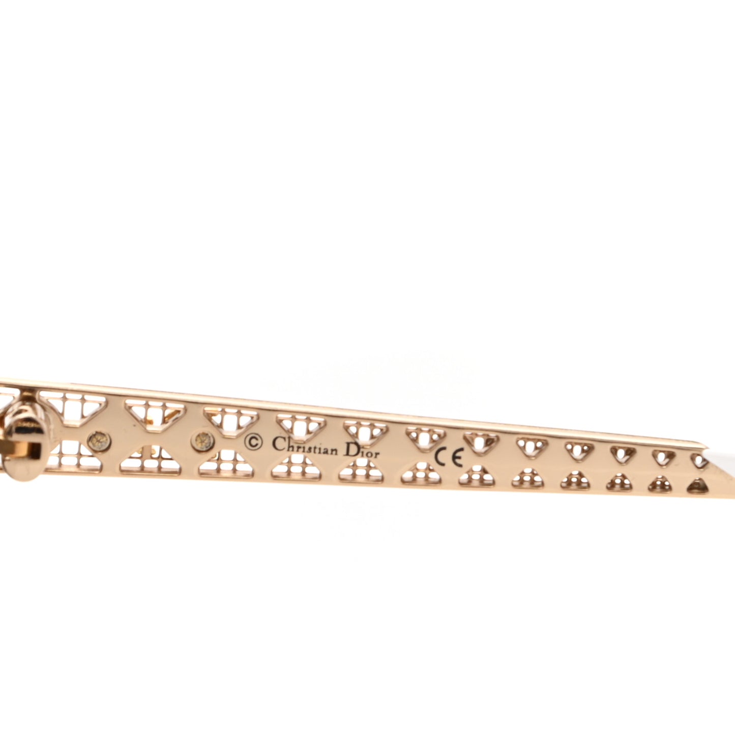 Diorama Mini Sunglasses Gold