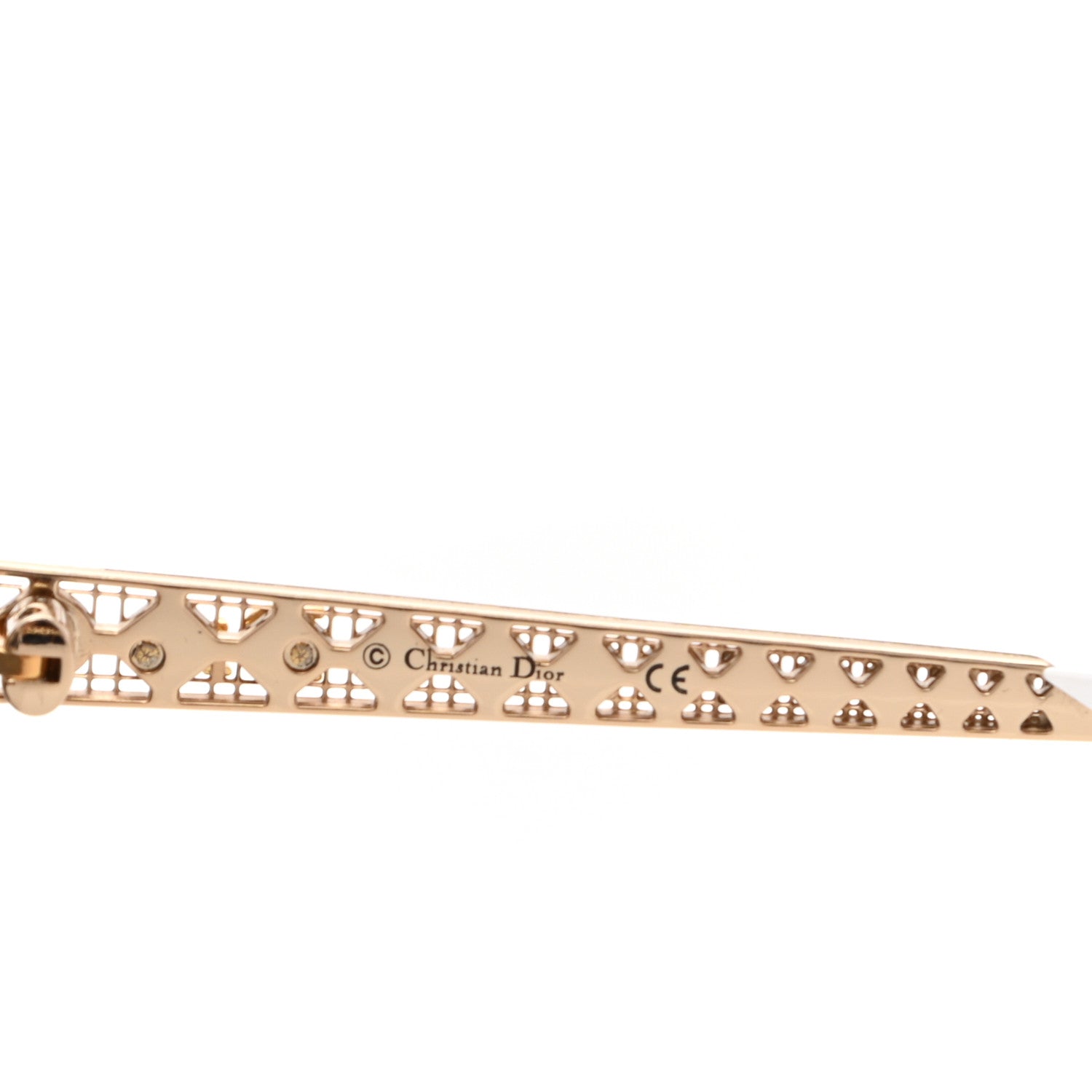 Christian Dior Diorama Mini Sunglasses Gold 5 of 8