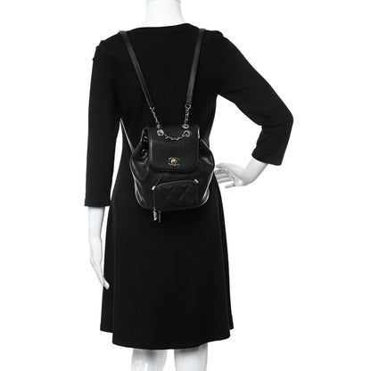 Chanel Caviar Quilted Mini Business Affinity Backpack Black 2 of 10