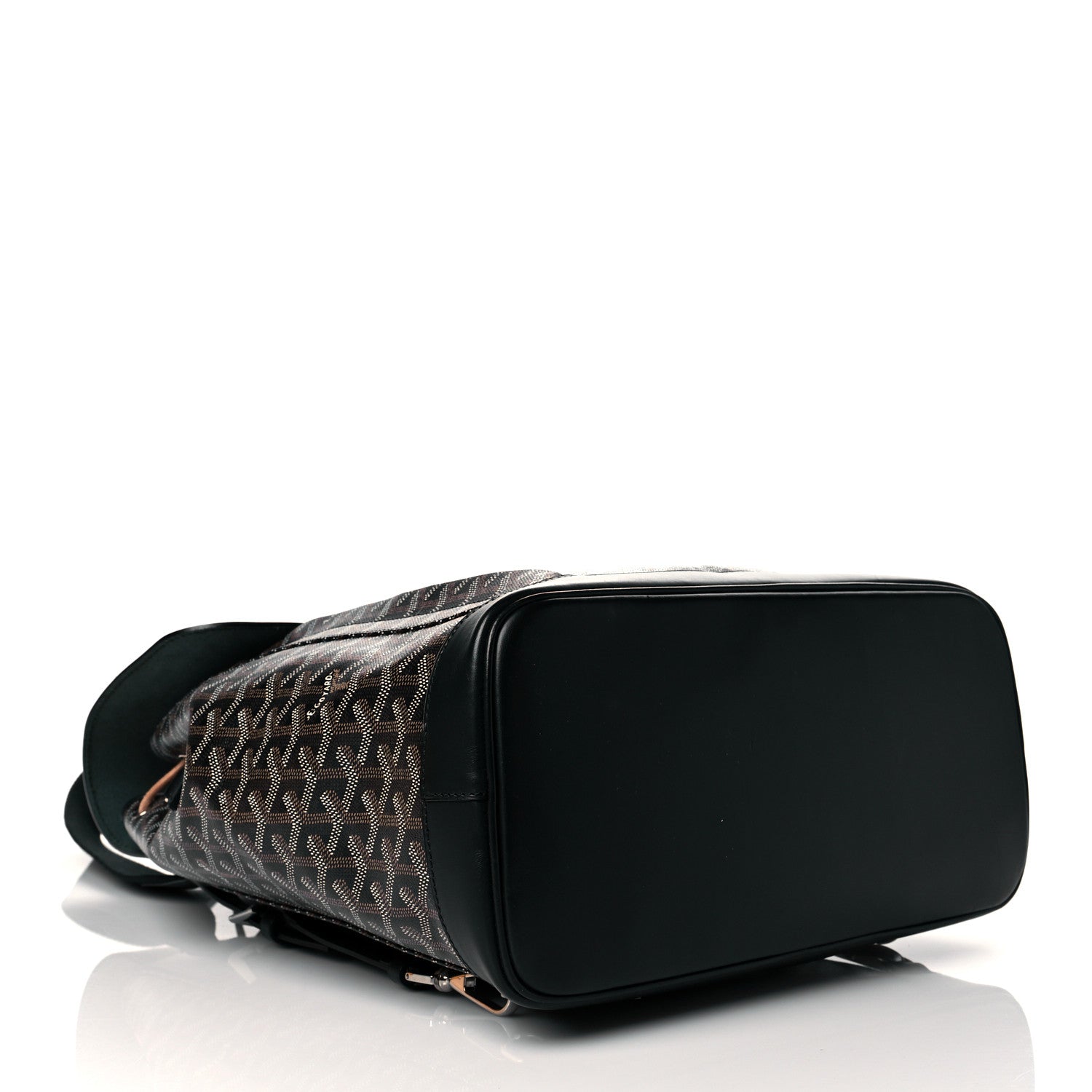 Goyard Goyardine Calfskin Alpin MM Backpack Black 4 of 9