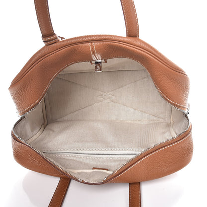 Hermes Taurillon Clemence Victoria II 35 Gold 5 of 9