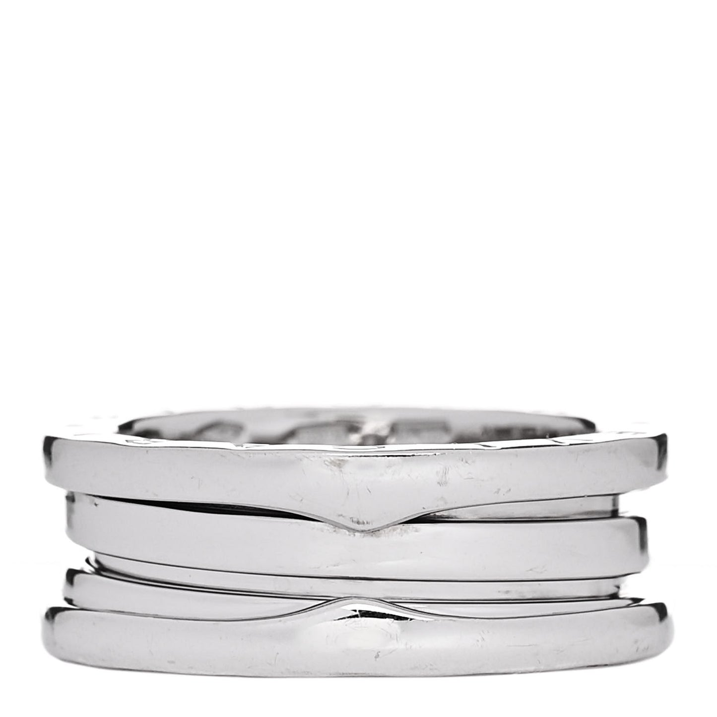18K White Gold B.Zero1 Two-Band Ring 53 6.5
