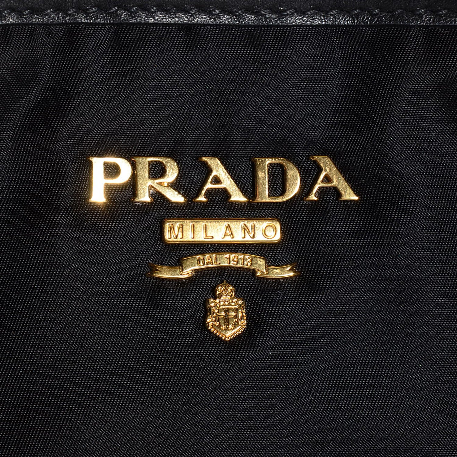 Prada Tessuto Soft Calf Tote Nero Black 6 of 10