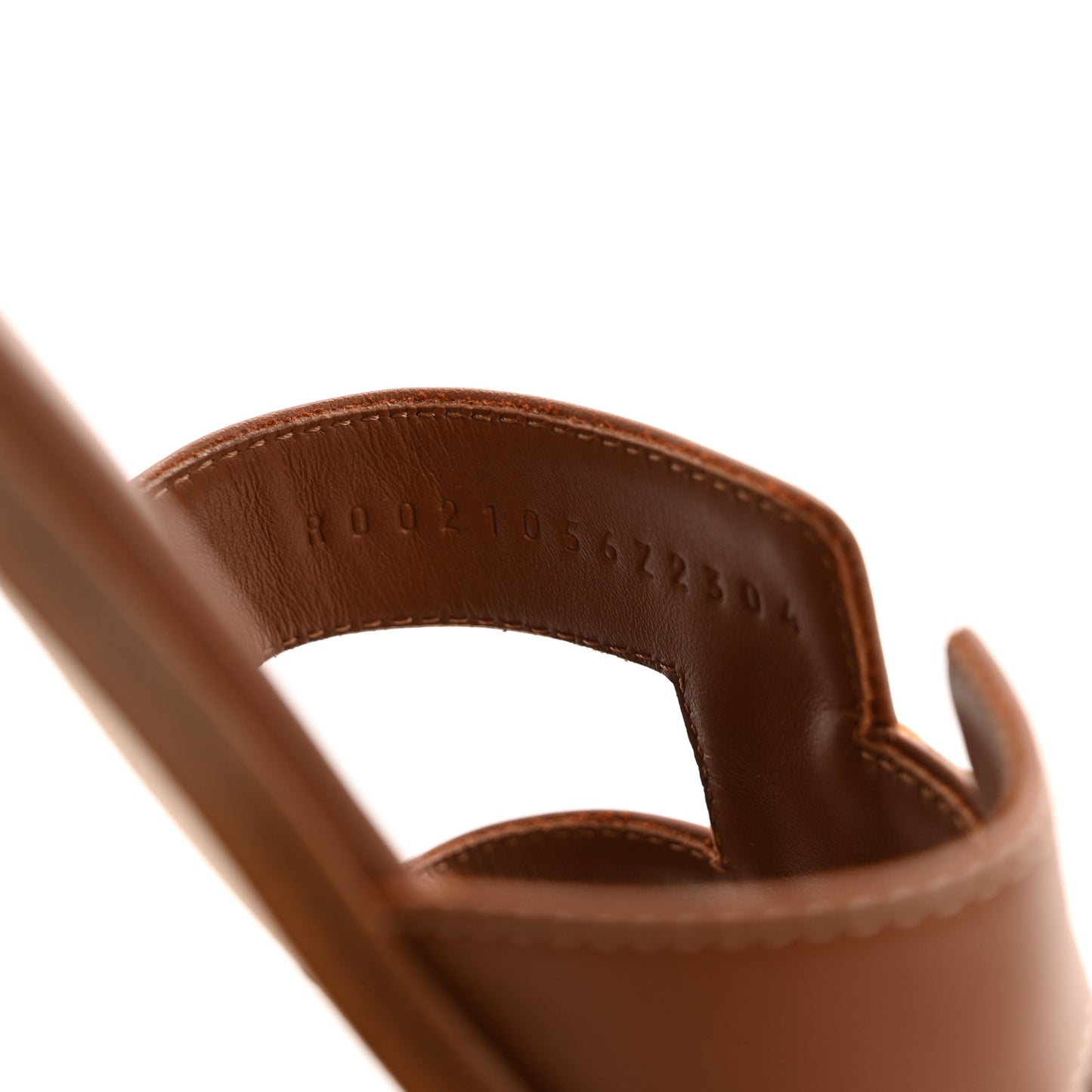 Box Calfskin Oran Sandals 38 Gold