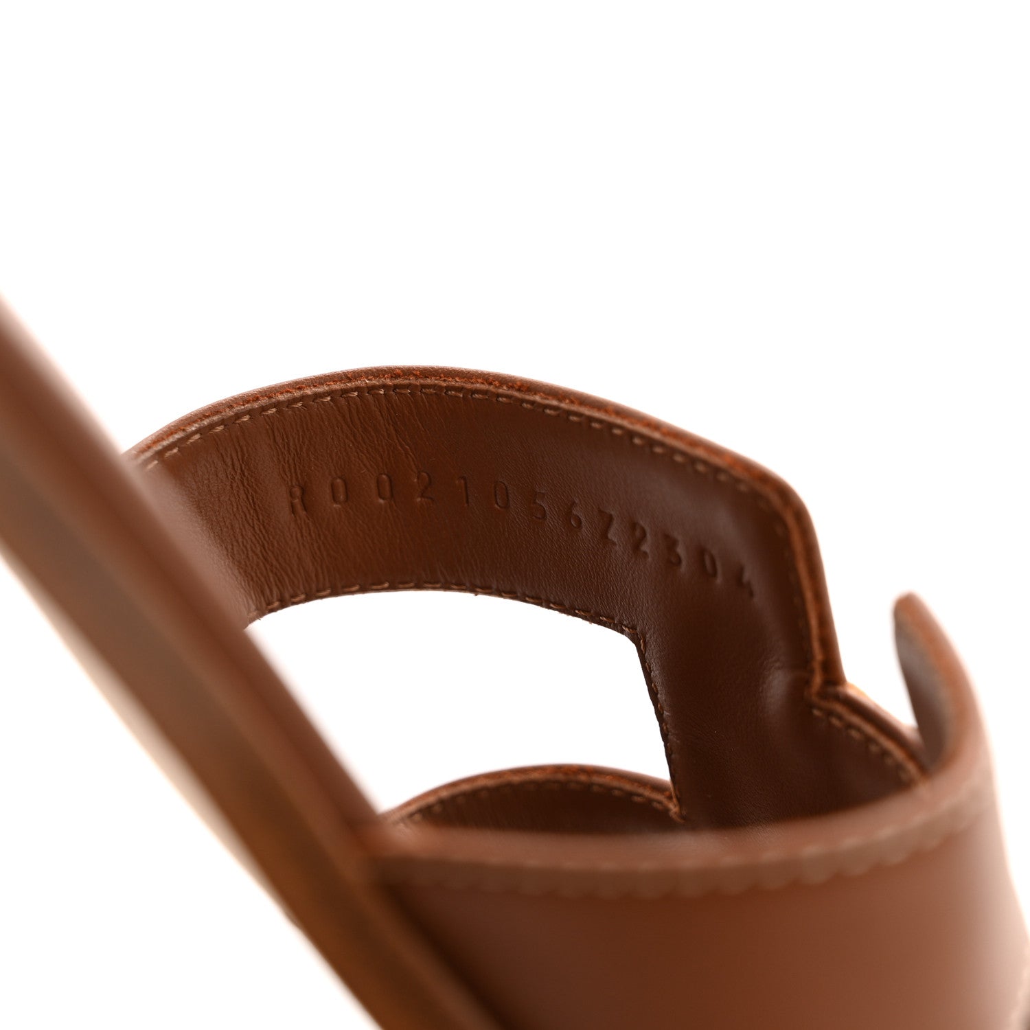 Hermes Box Calfskin Oran Sandals 38 Gold 8 of 9