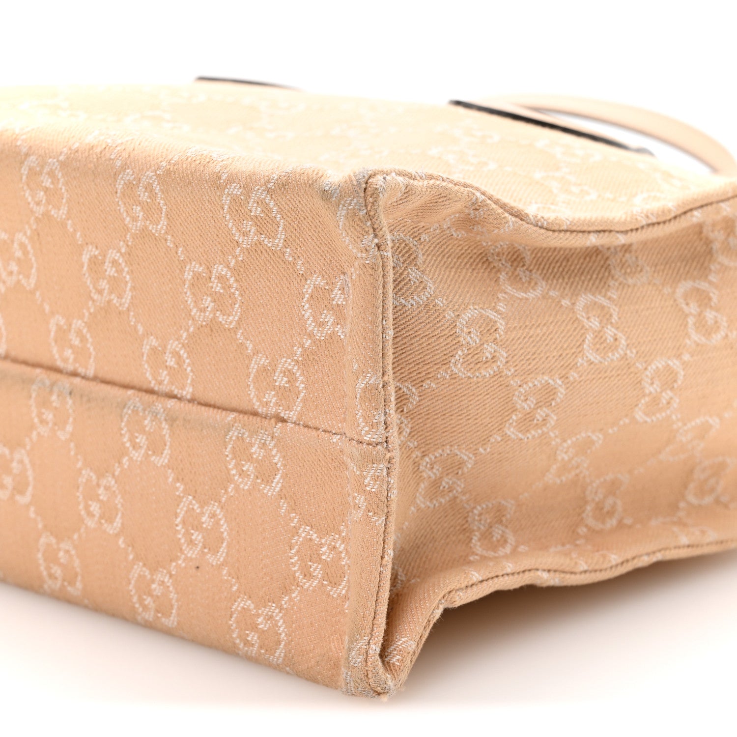 Gucci Denim Ophidia GG Monogram Tote Medium Light Beige 11 of 11