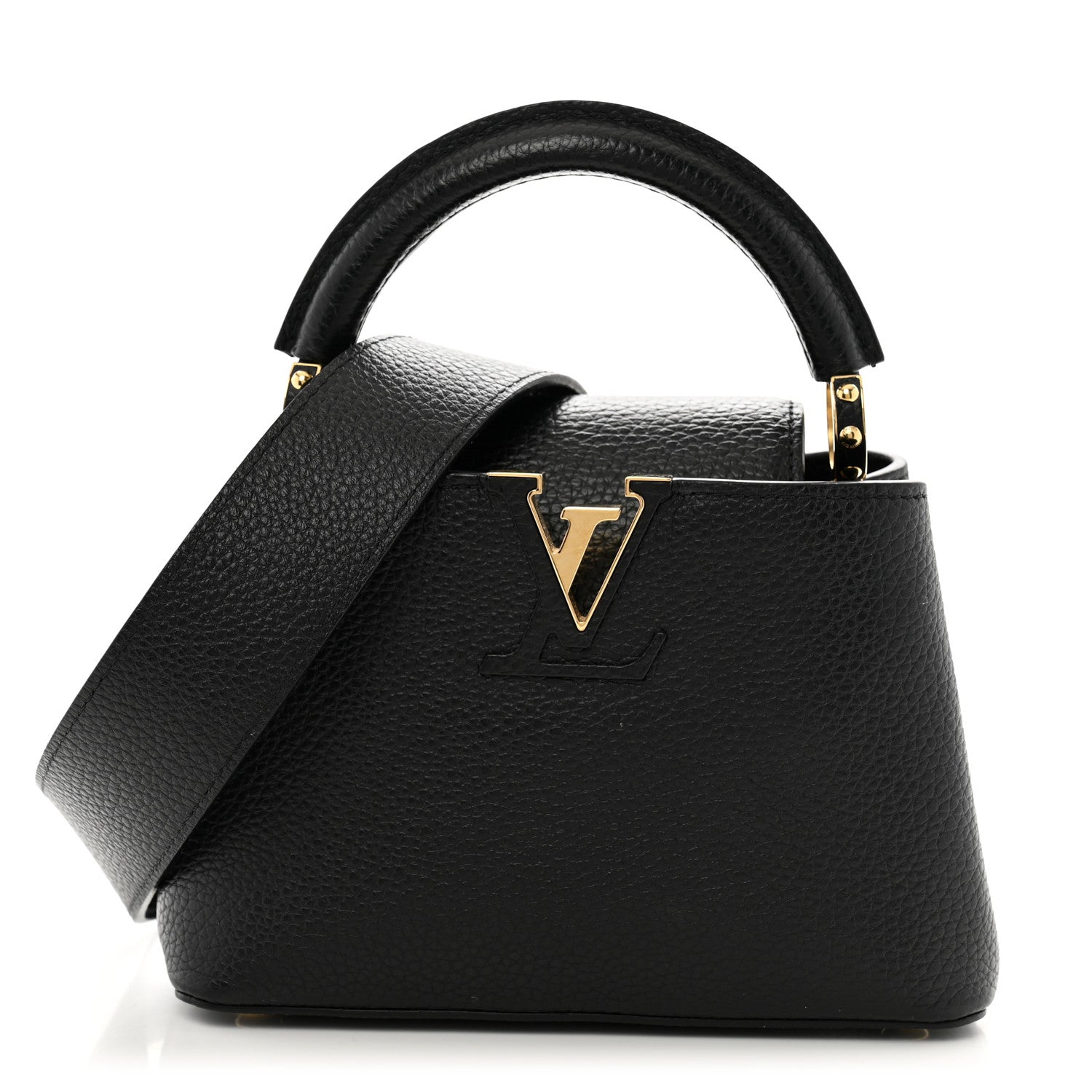 Louis Vuitton Taurillon Capucines Mini Black 1 of 11
