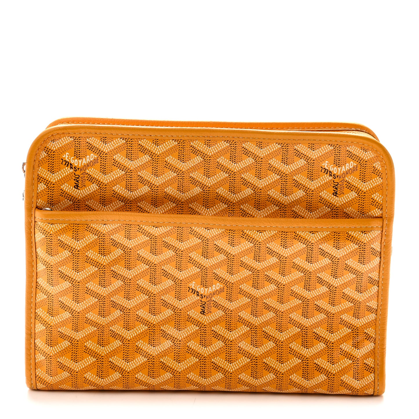 Goyardine Jouvence Toiletry Pouch Yellow