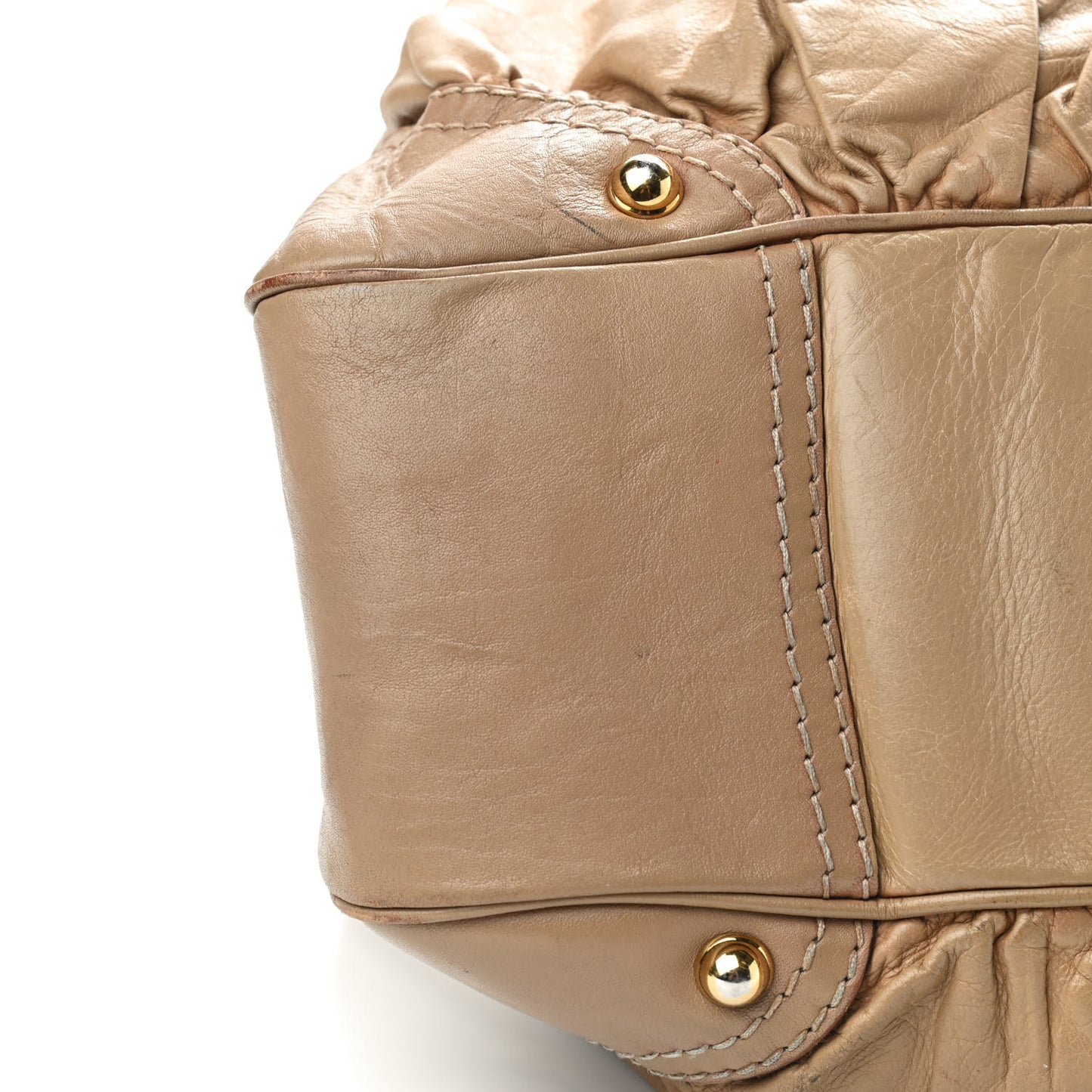 Calfskin Large Jockey Hobo Tan