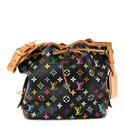 Louis Vuitton Monogram Multicolor Petit Noe Black 1 of 12