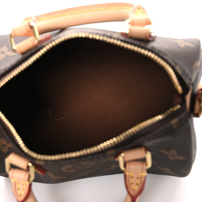 Louis Vuitton Monogram Nano Speedy Bandouliere 5 of 10