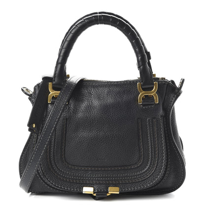 Chloe Calfskin Baby Marcie Satchel Black 1 of 8
