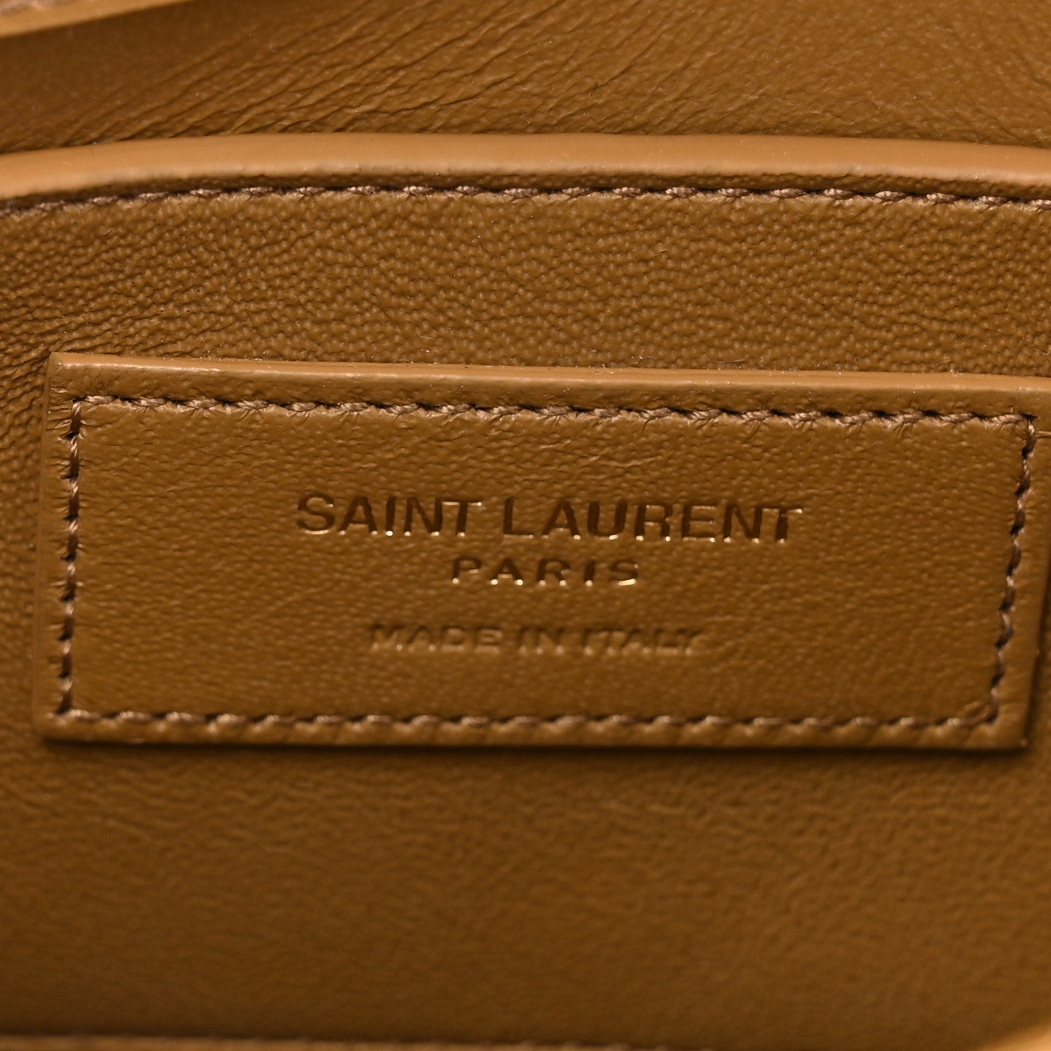 Saint Laurent Smooth Calfskin Mini Manhattan Shoulder Bag Natural Tan 6 of 12