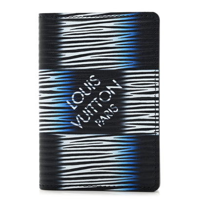 Louis Vuitton Damier Rush Epi XL Pocket Organizer Blue Moon 1 of 6