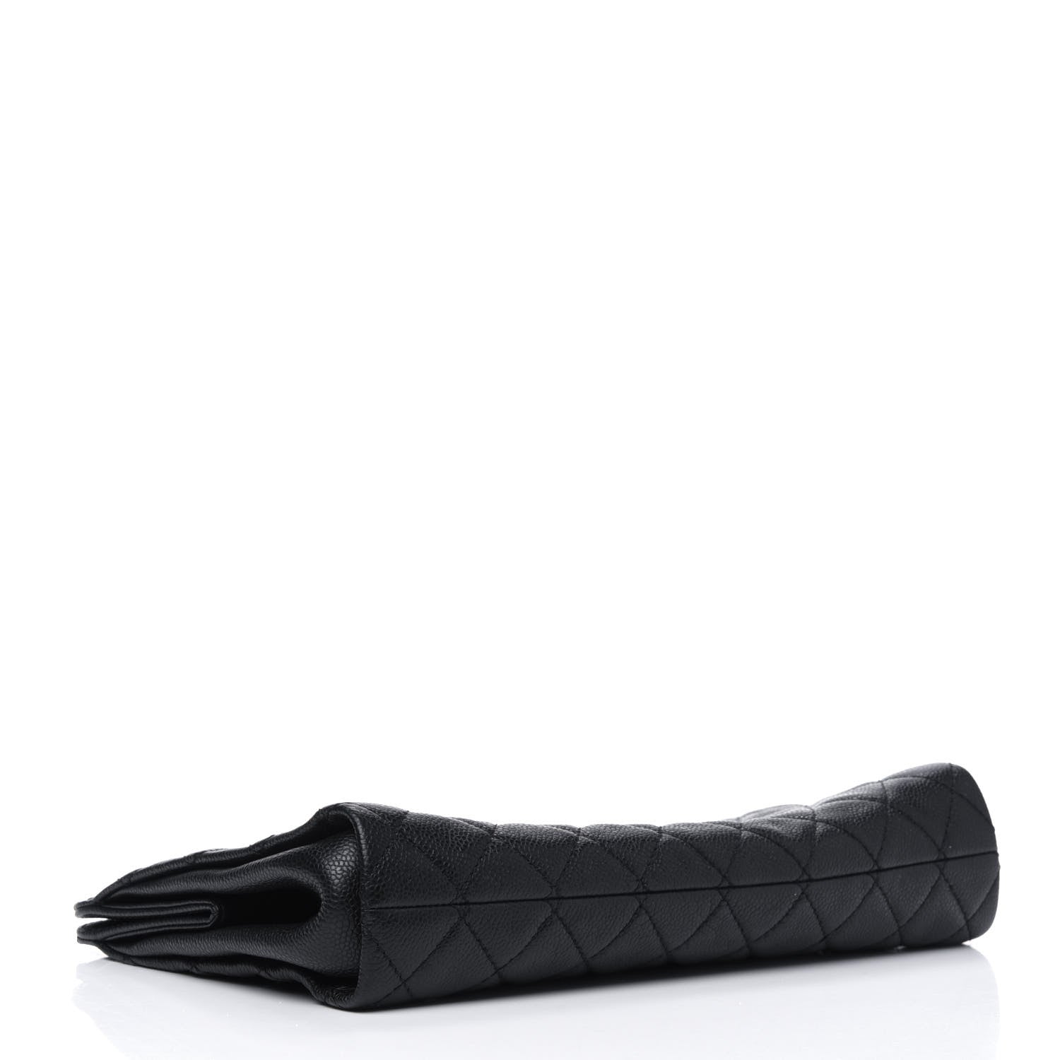 Chanel Caviar Quilted CC Large Clutch Black 3 of 5