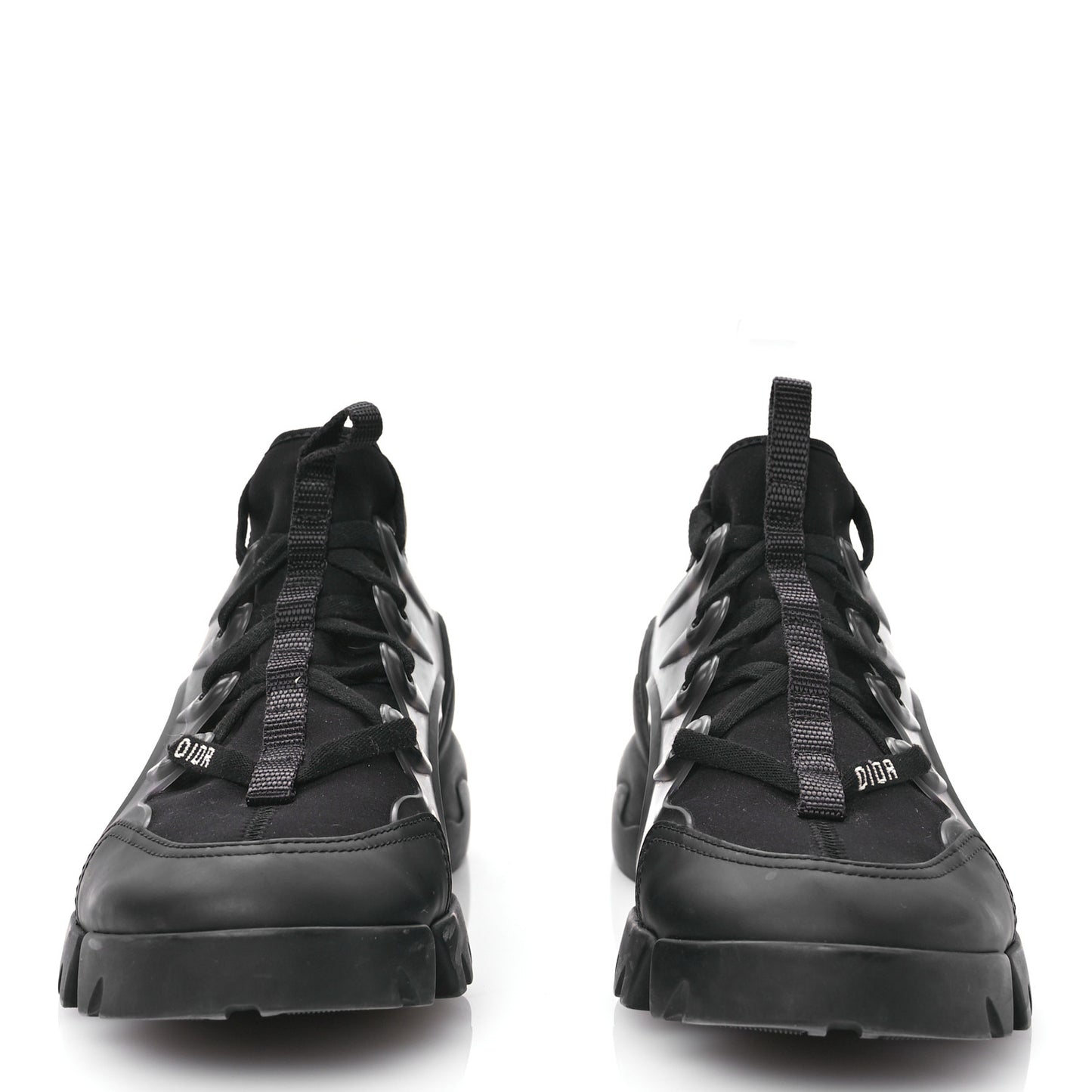 Neoprene Rubber Womens D-Connect Sneakers 37.5 Black