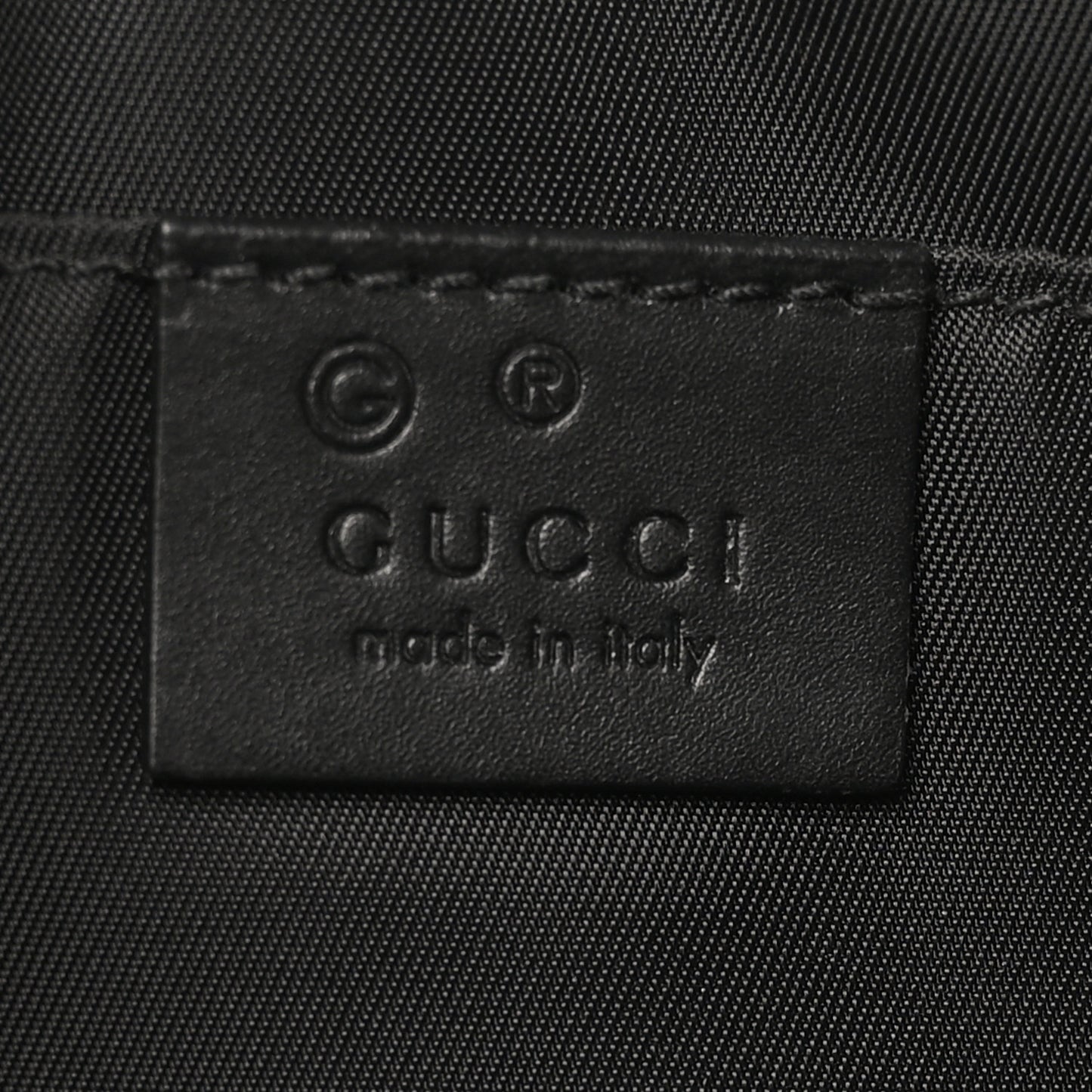 Canvas Web Slim Belt Bag Black