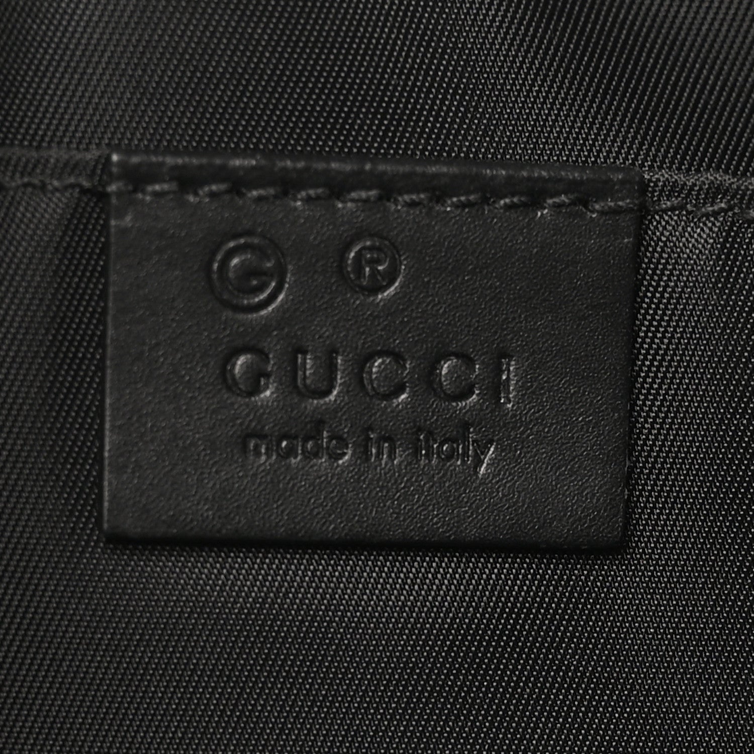 Gucci Canvas Web Slim Belt Bag Black 6 of 10