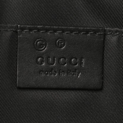 Gucci Canvas Web Slim Belt Bag Black 6 of 10