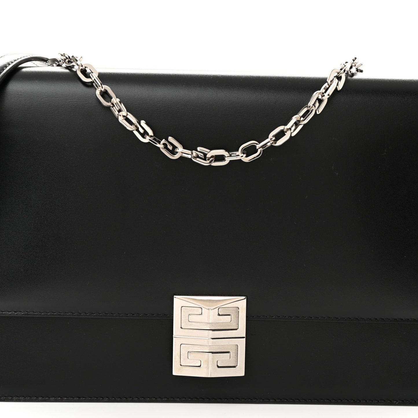 Box Calfskin Medium 4G Chain Shoulder Bag Black