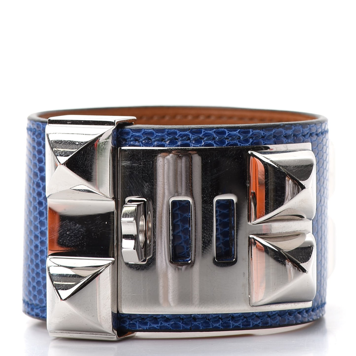 Lizard Collier De Chien CDC Bracelet T2 Bleu Saphir