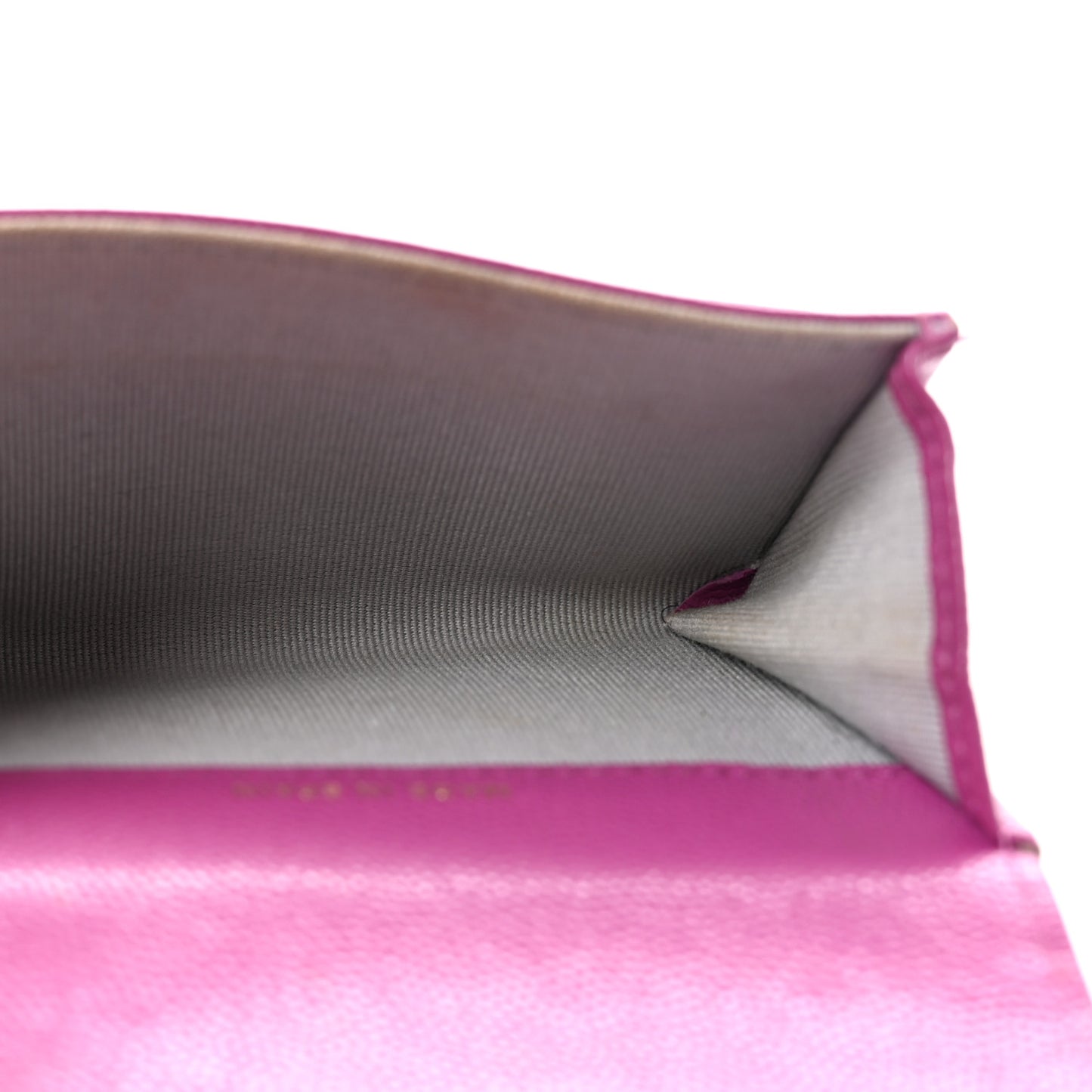 Caviar Quilted Textured CC Flap Card Holder Purple