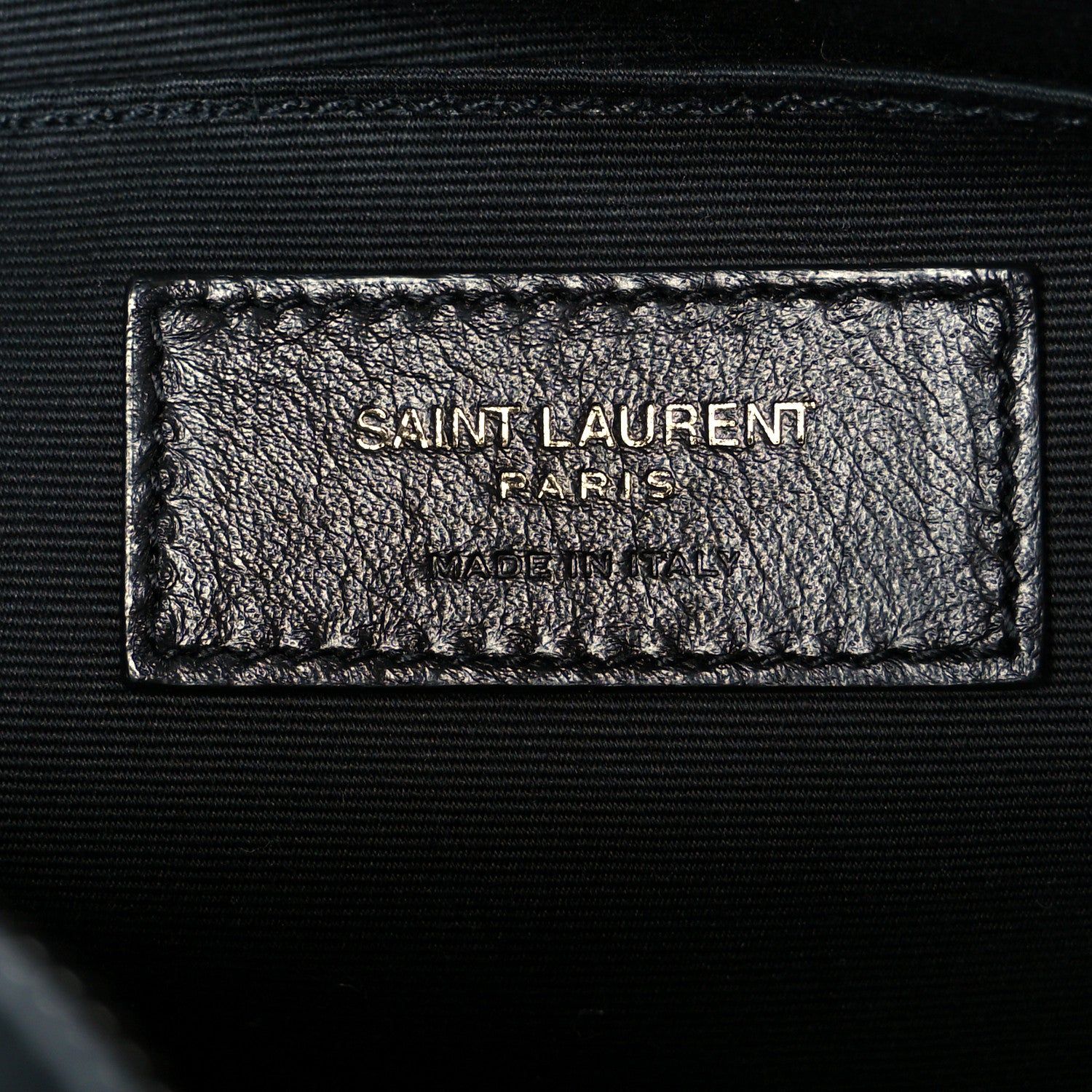 Saint Laurent Calfskin Matelasse Monogram Lou Camera Bag Black 6 of 10