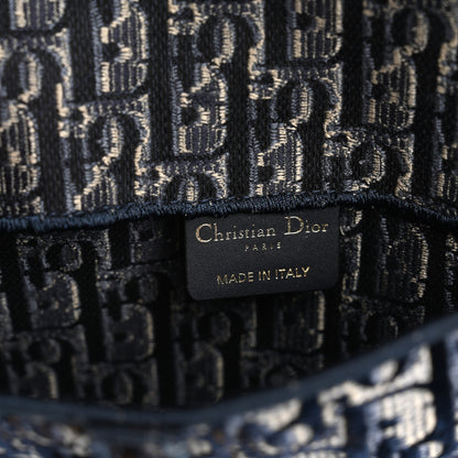 Christian Dior Velvet Oblique Saddle Belt Bag Blue 6 of 14