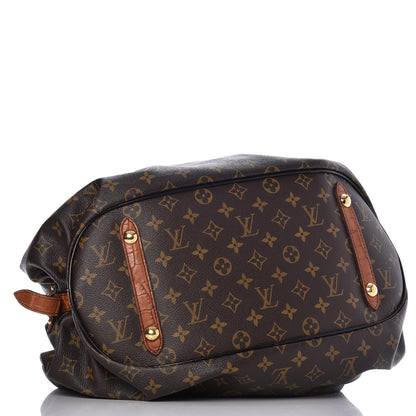 Louis Vuitton Monogram Mahina XL Crocodile Trim Tote 5 of 8