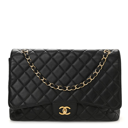 Chanel Caviar Quilted Maxi Single Flap Black 1 of 13