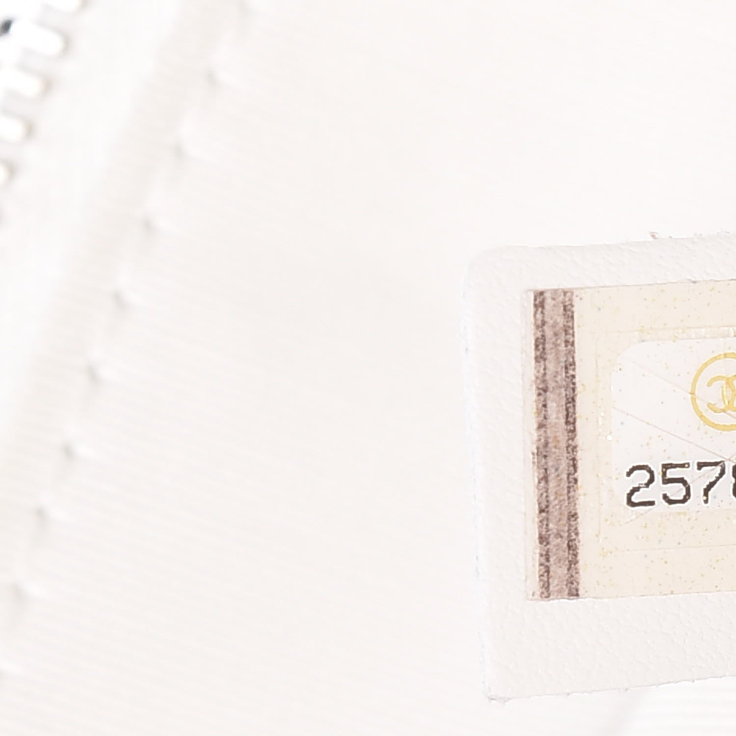 Chanel Crumpled Calfskin PVC Quilted Flap White 8 of 10