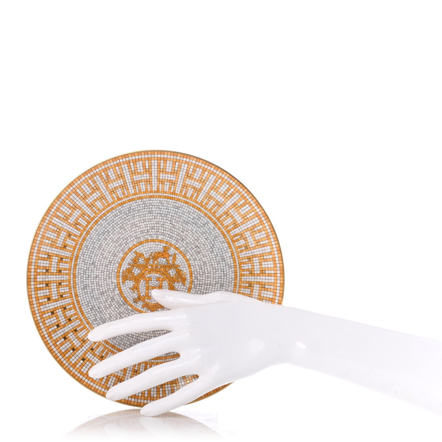 Porcelain Mosaique au 24 Dessert Plate Set of 2
