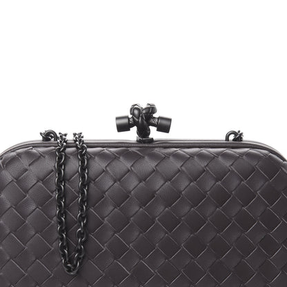 Bottega Veneta Nappa Intrecciato Chain Knot Clutch Quetsche 9 of 10