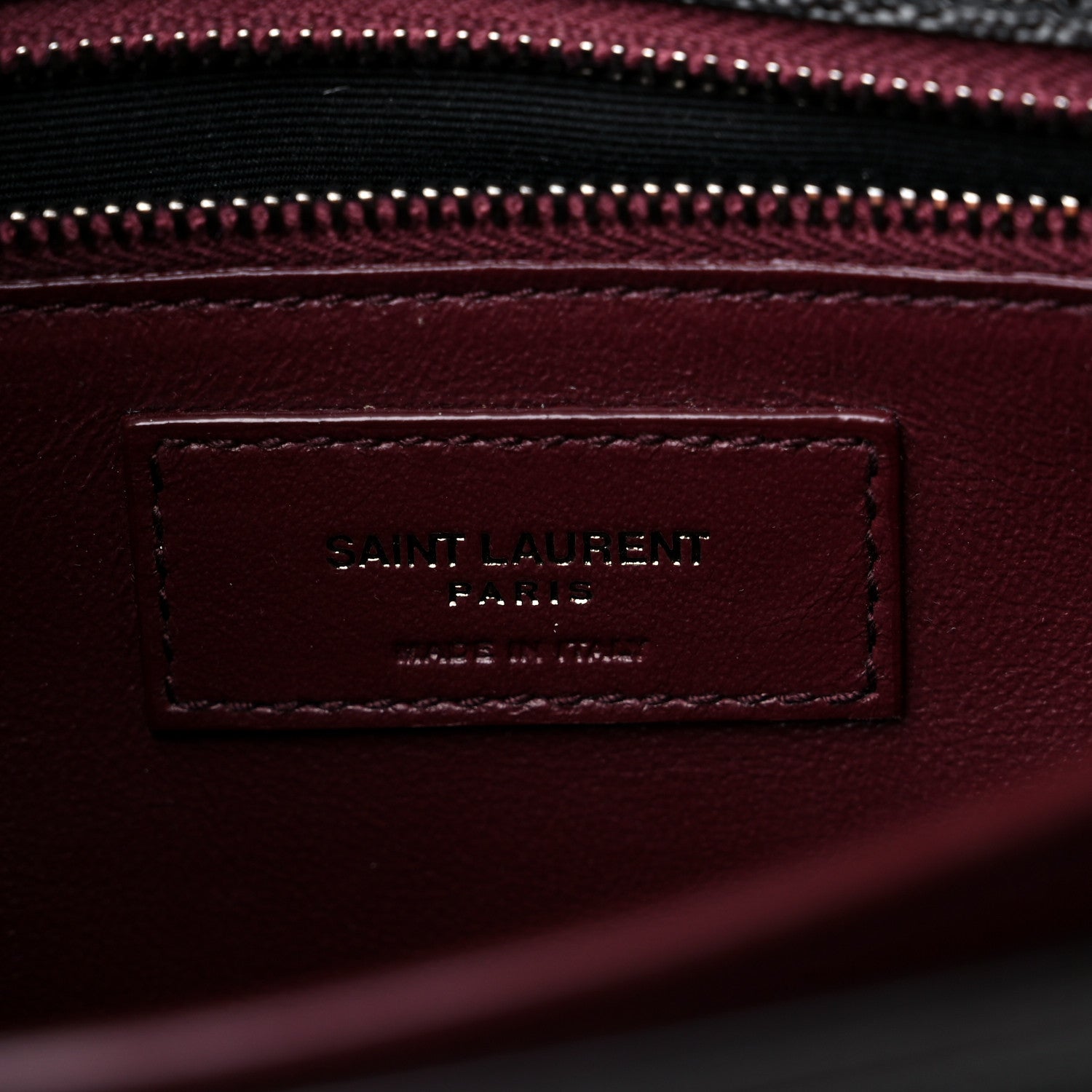 Saint Laurent Grain De Poudre Monogram Cassandra Clasp Bag Black 7 of 10