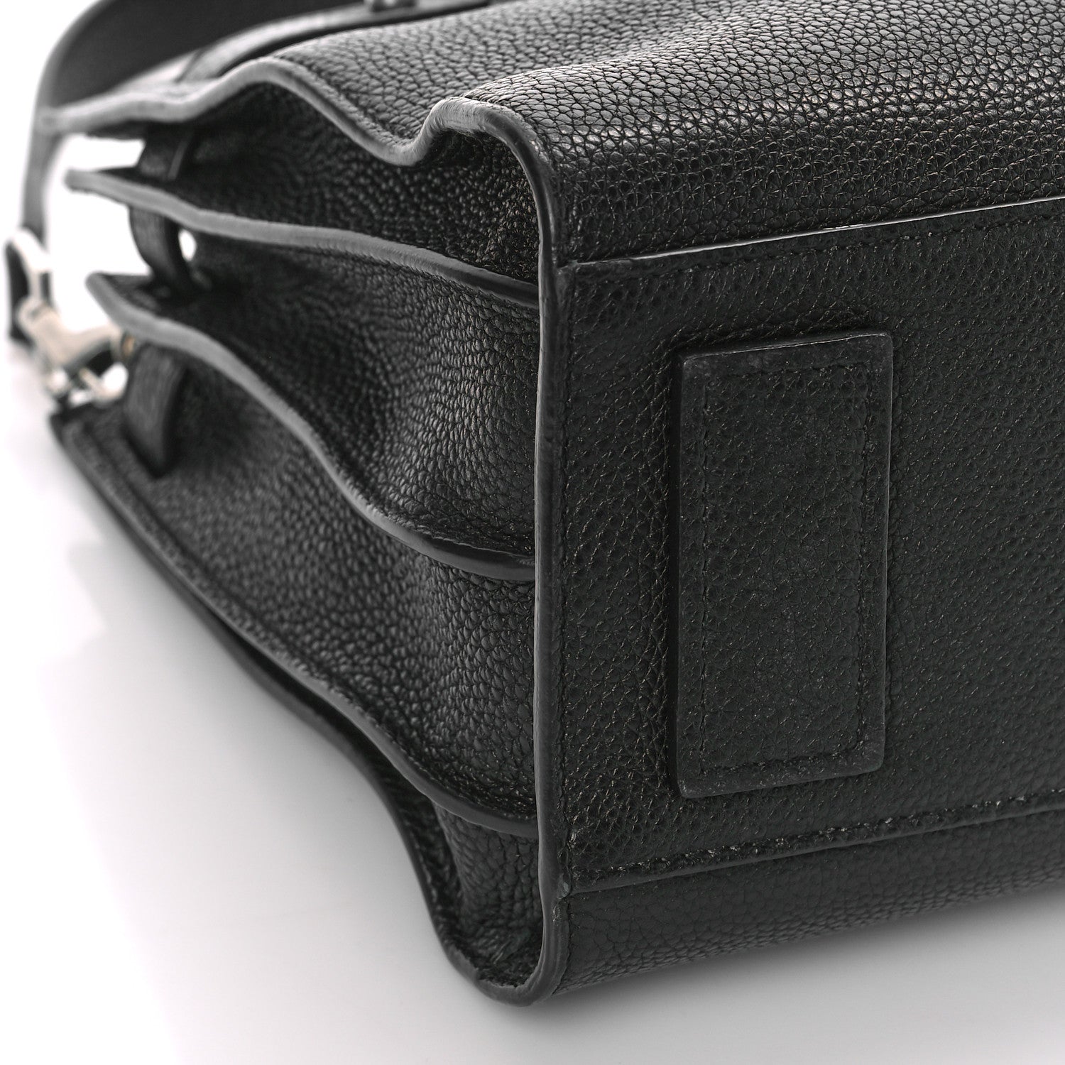 Saint Laurent Grained Calfskin Baby Sac De Jour Souple Black 8 of 10