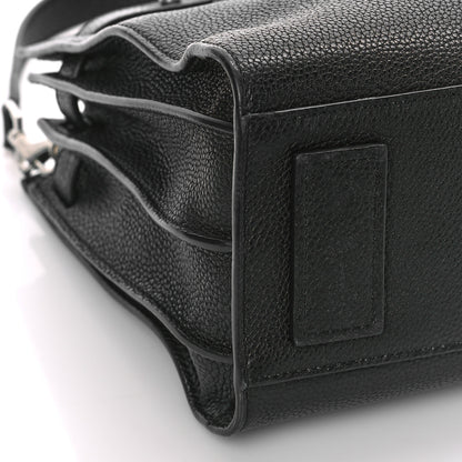 Saint Laurent Grained Calfskin Baby Sac De Jour Souple Black 8 of 10