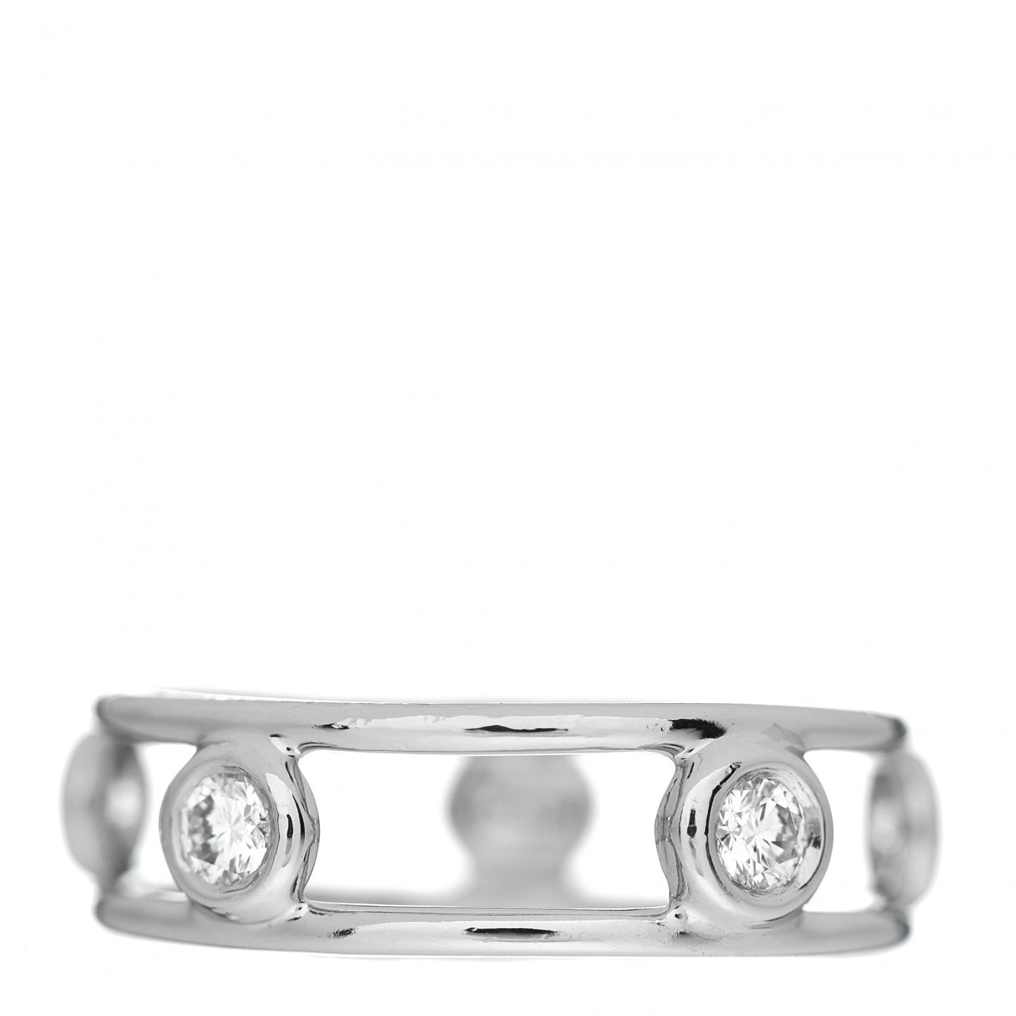 Platinum Diamond Elsa Peretti Diamonds by the Yard Ring 49 5