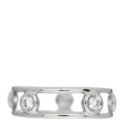 Tiffany Platinum Diamond Elsa Peretti Diamonds by the Yard Ring 49 5 3 of 5