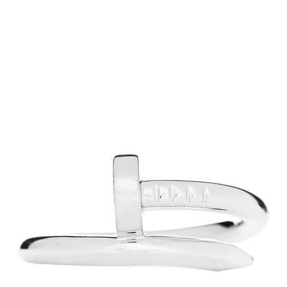 Cartier 18K White Gold Juste Un Clou Ring 55 7.25 1 of 5