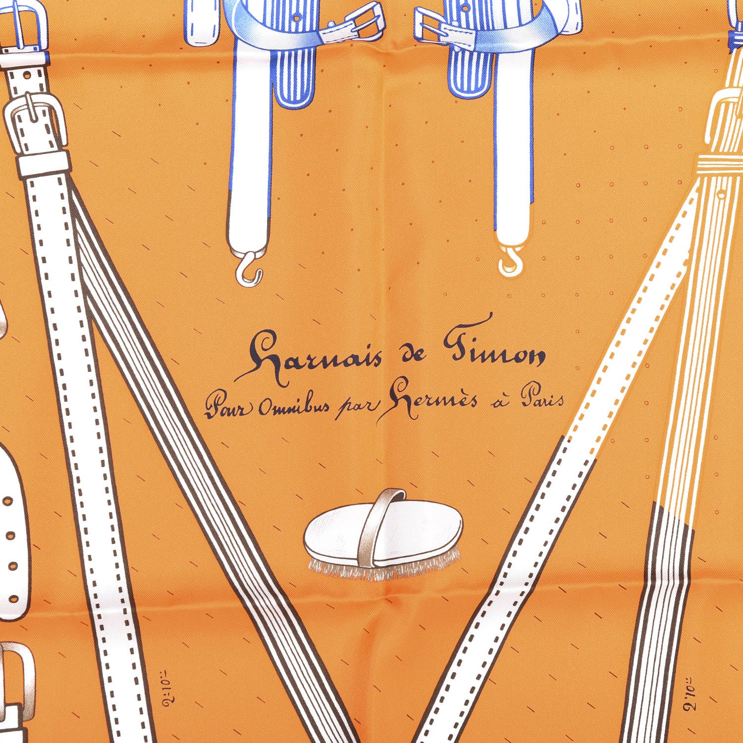 Hermes Silk Harnais De Timon Scarf 90 2 of 4