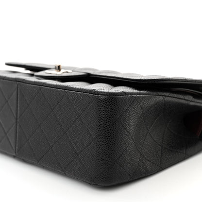 Chanel Caviar Quilted Jumbo Double Flap Black 10 of 10