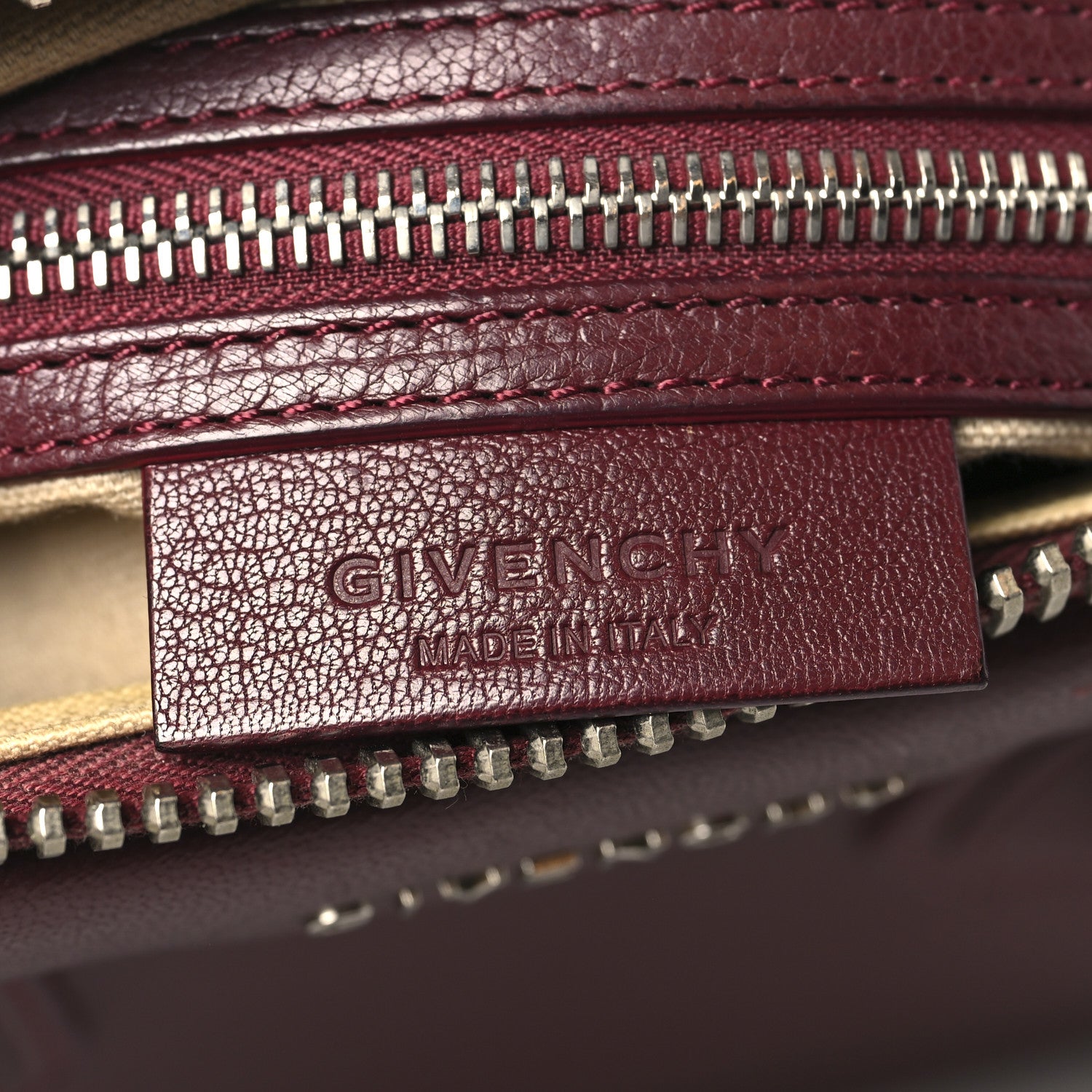 Givenchy Sugar Goatskin Small Antigona Oxblood 6 of 16