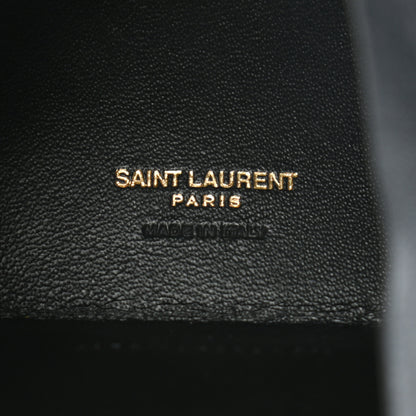 Saint Laurent Lambskin Pyramid Clutch Black 7 of 7