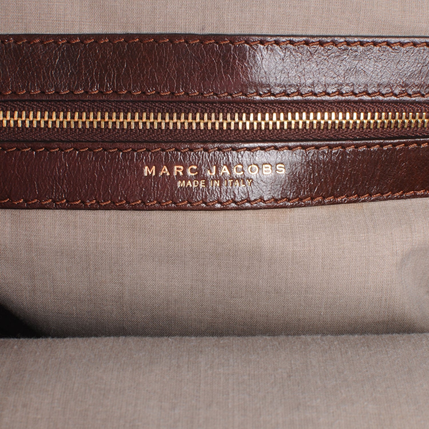 Marc Jacobs Leather Patchwork Stam Chocolate 5 of 7
