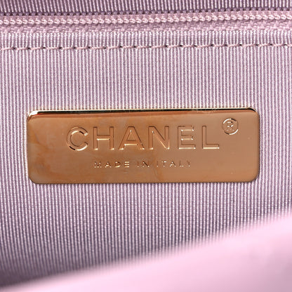 Chanel Lambskin Quilted Medium Chanel 19 Flap Light Pink 7 of 10