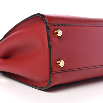 Fendi Vitello Tahiti Burro Bi-Color Medium Peekaboo Iconic Essentially Satchel Fragola Orzo 7 of 8