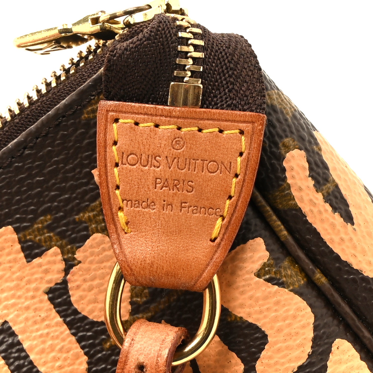 Louis Vuitton Monogram Graffiti Pochette Accessories Peach 6 of 10